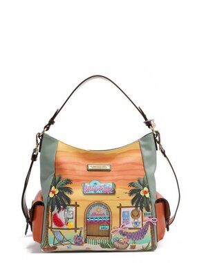 Nicole Lee USA Sun and Sand Hobo Handbag